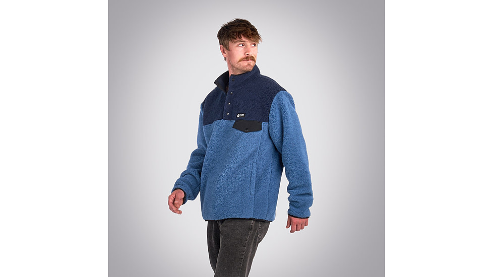 Sierra Designs Hale Snap Pullover - Mens, Navy, Medium, 22940923NV-MD