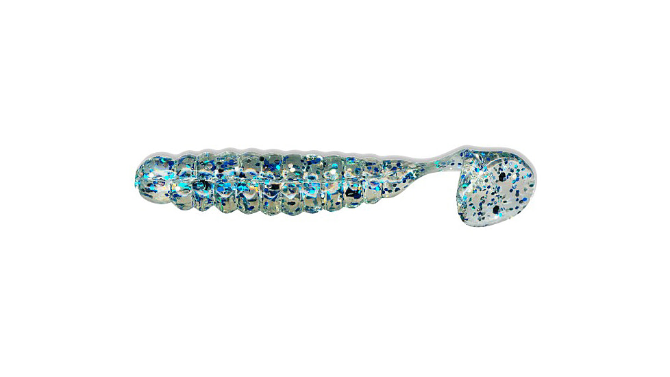 Slider Crappie Panfish Grub, 18, 1.5in, Blue Gill, CSG7168