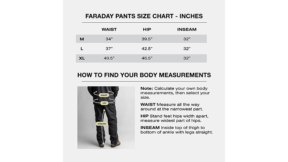 SLNT Faraday Pants - Mens, Black, Medium, SL-FPT-03