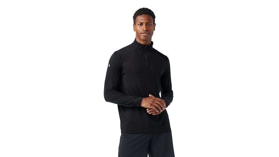 Smartwool Active 1/4 Zip Top - Mens, Black, Extra Large, SW00273400110XL000