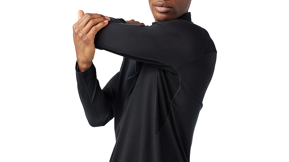 Smartwool Active 1/4 Zip Top - Mens, Black, Extra Large, SW00273400110XL000