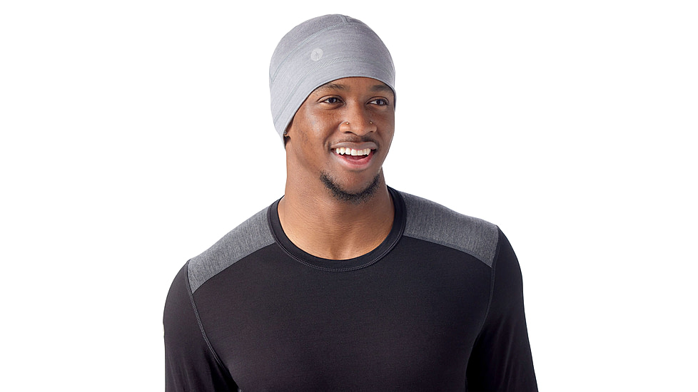 Smartwool Active Beanie, Light Gray Heather, One Size, SW00261654511FM000