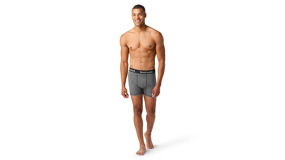 Smartwool Active Boxer Brief Boxed - Mens, Medium Gray Heather, 2XL, SW0169960841XXL000