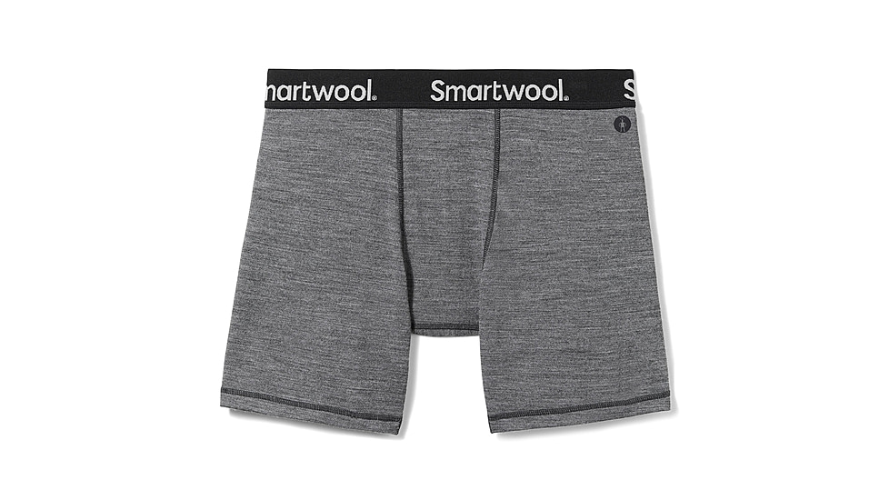 Smartwool Active Boxer Brief Boxed - Mens, Medium Gray Heather, 2XL, SW0169960841XXL000
