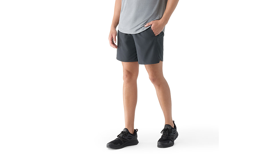 Smartwool Active Lined 7 in Short - Mens, Black, 2XL, SW0028390011XXL000
