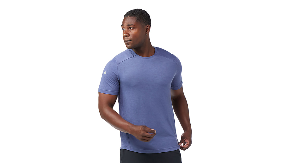 Smartwool Active Mesh Short Sleeve - Mens, Nightfall Blue, Small, SW002293P43100S000