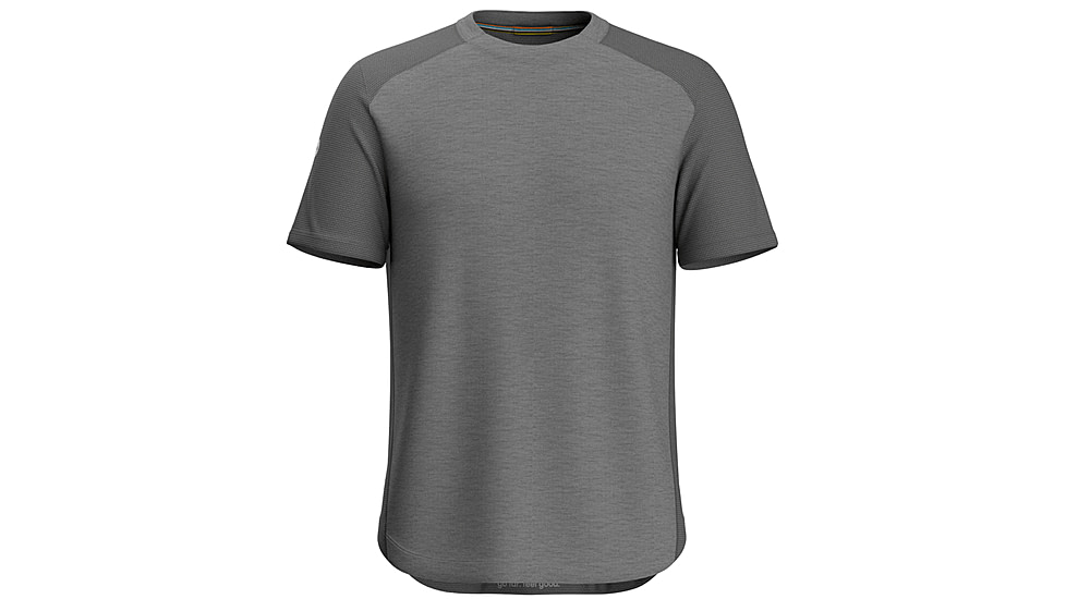 Smartwool Active Mesh Short Sleeve Tee - Mens, Light Gray Heather, Large, SW0022935451L