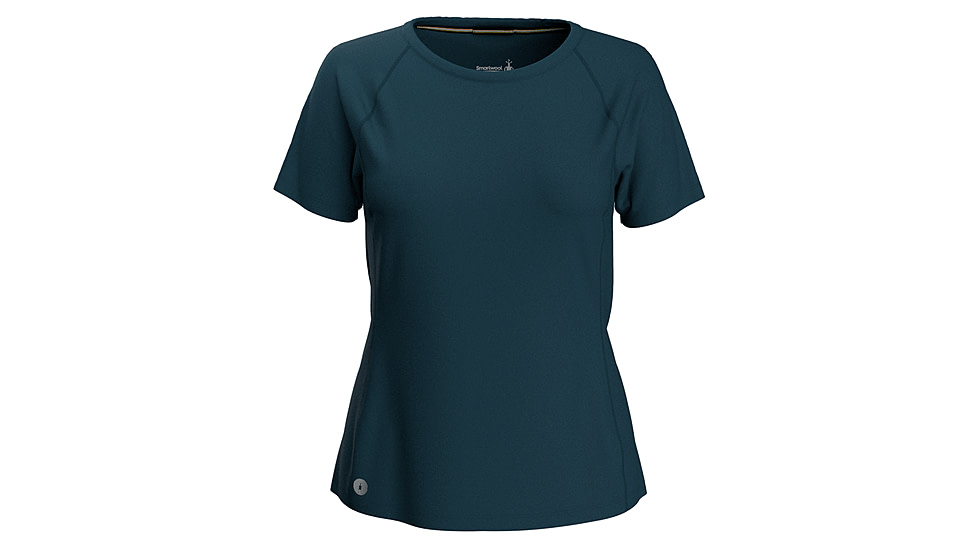 Smartwool Active Ultralite Short Sleeve - Womens, Twilight Blue, Extra Large, SW016587G741XL