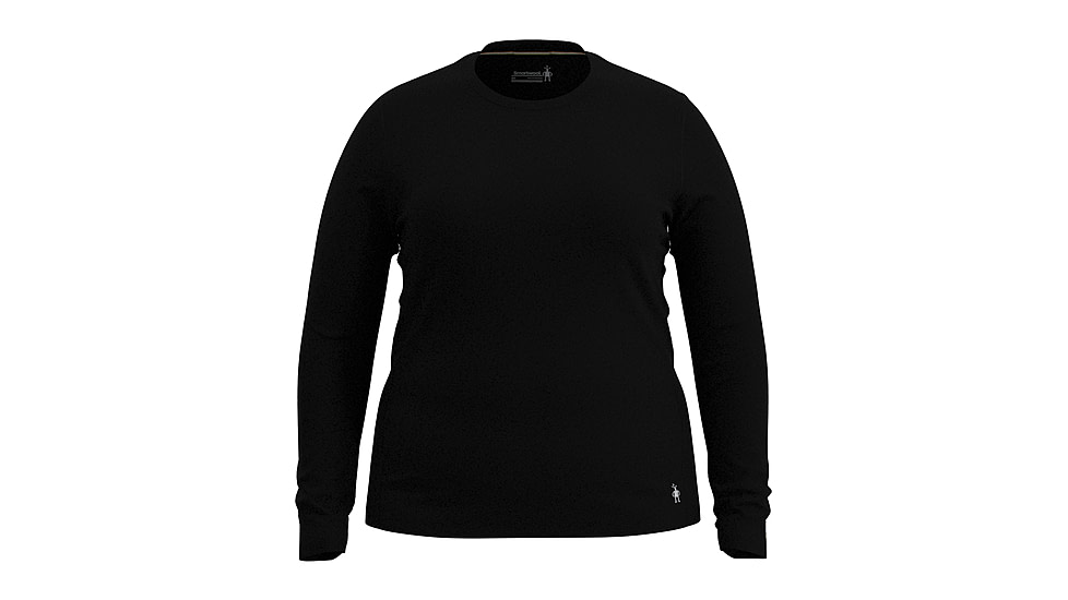 Smartwool Classic All-Season Merino Base Layer Long Sleeve Plus - Womens, Black, 2X, SW0169140011-001 BLACK-2X