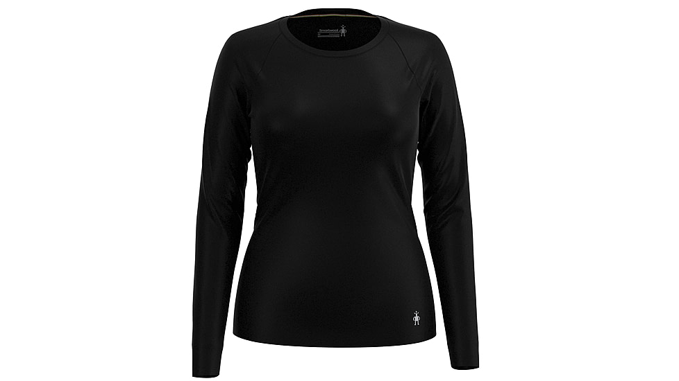 Smartwool Classic All-Season Merino Base Layer Long Sleeve - Womens, Black, Medium, SW0169120011-001 BLACK-M