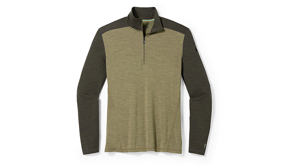 Smartwool Classic Thermal Merino Base Layer 1/4 Zip - Mens, K48 North Woods Heather, Extra Large, SW016355K48XL