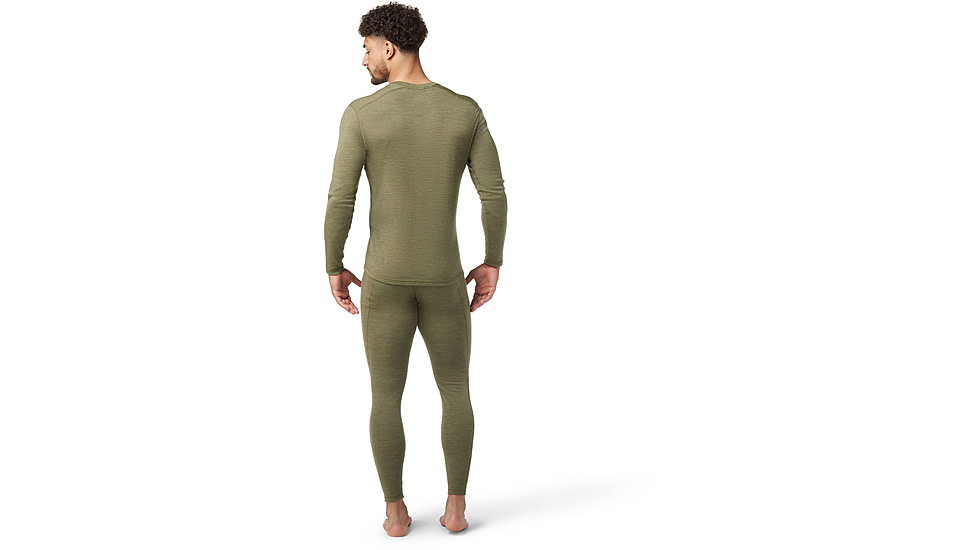 Smartwool Classic Thermal Merino Base Layer Crew - Mens, K66 Winter Moss Heather, Large, SW016349K66L