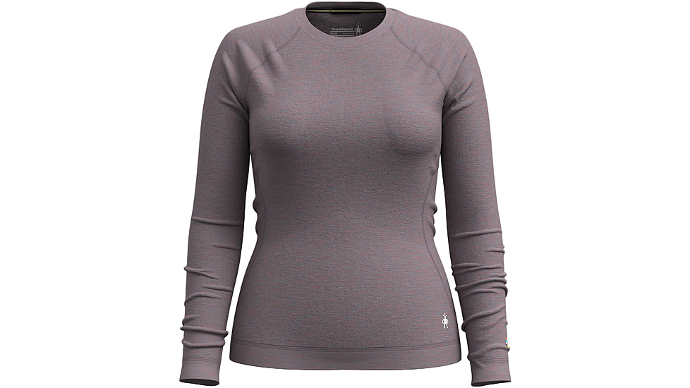 Smartwool Classic Thermal Merino Base Layer Crew - Womens, Chalk Violet Heather, Small, SW016369N81100S000