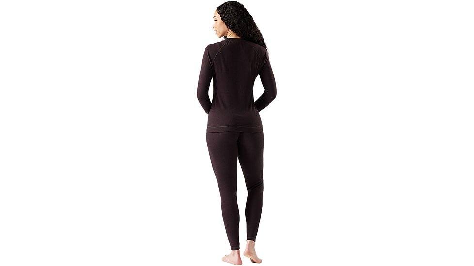 Smartwool Classic Thermal Merino Base Layer Crew - Womens, Mink Heather, Extra Small, SW016369P8510XS000