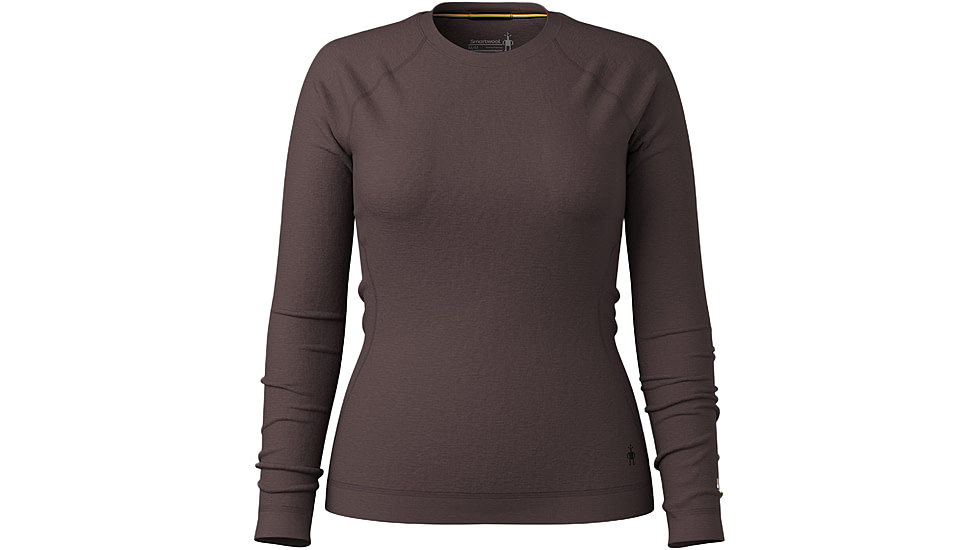 Smartwool Classic Thermal Merino Base Layer Crew - Womens, Mink Heather, Extra Small, SW016369P8510XS000