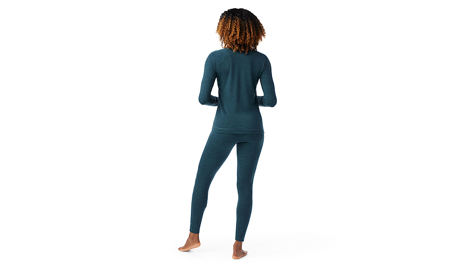 Smartwool Classic Thermal Merino Base Layer Crew - Womens, Twilight Blue Heather, Extra Large, SW016369G7510XL000