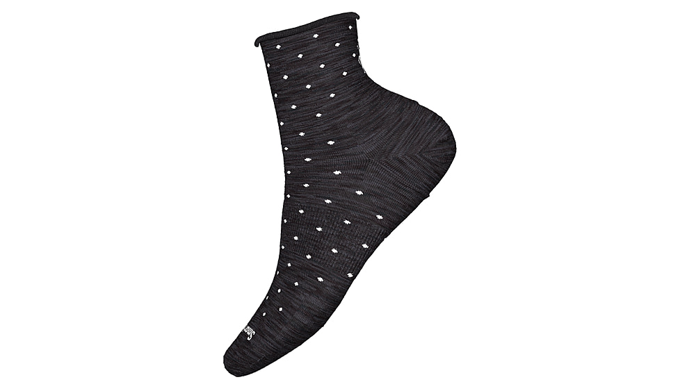 Smartwool Everyday Classic Dot Ankle Socks - Womens, Charcoal, Medium, SW0018400031-M