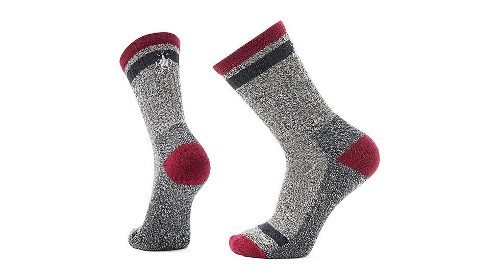 Smartwool Everyday Cozy Larimer Crew Socks, Tibetan Red, Small, SW001890A25100S000