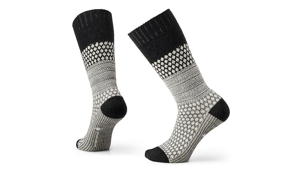 Smartwool Everyday Cozy Popcorn Cable Crew Socks - Womens, Black, Small, SW001843001100S000