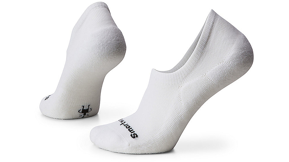 Smartwool Everyday Cushion No Show Socks, White, Medium, SW0019951221-122 WHITE-M