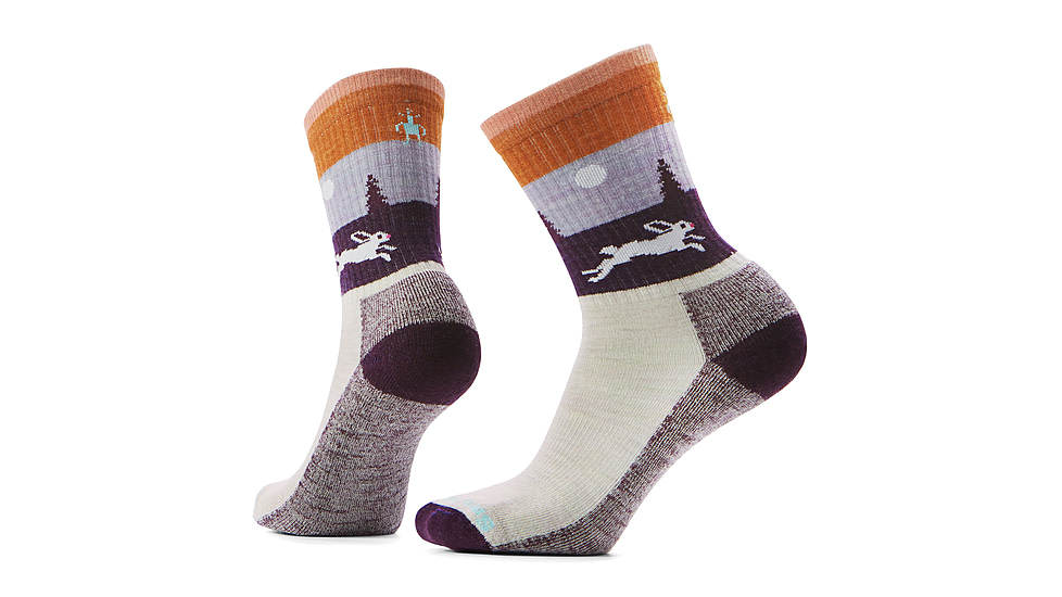 Smartwool Everyday Hare Chase Crew Socks - Womens, Moonbeam, Small, SW002507A81100S000