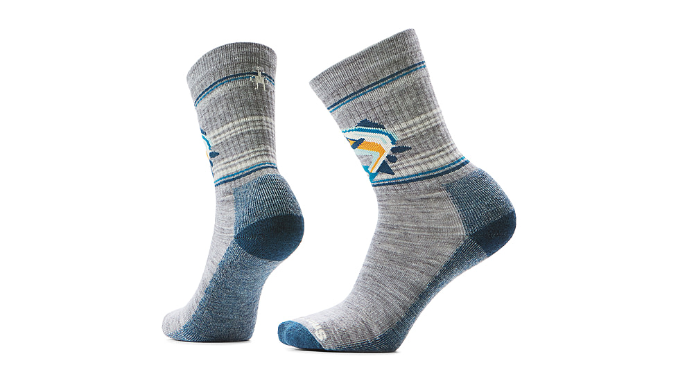 Smartwool Everyday Hookset Crew Socks, Light Gray, Small, SW002506039100S000