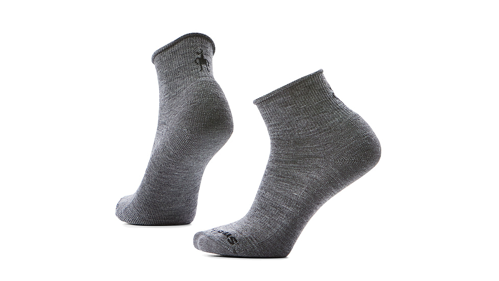 Smartwool Everyday Roll Top Ankle Socks - Womens, Medium Gray, Small, SW002882052100S000