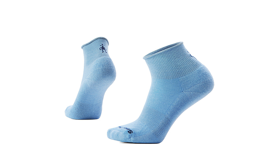 Smartwool Everyday Roll Top Ankle Socks - Womens, Serene Blue, Medium, SW002882N75100M000