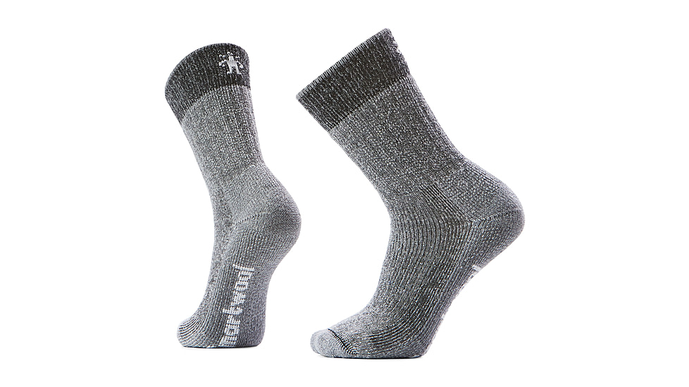 Smartwool Hike Classic Edition Extra Cushion Second Cut Crew Socks, Black, Large, SW002940001100L000