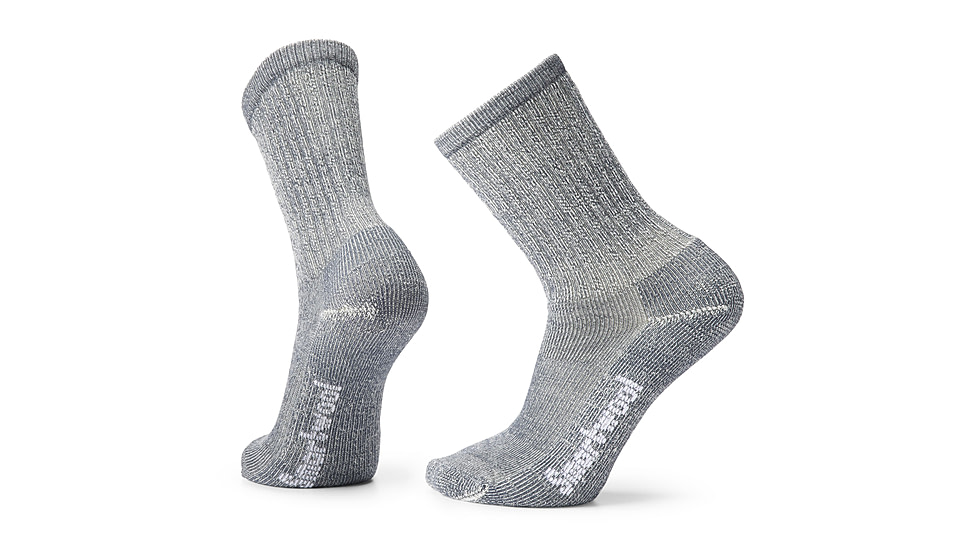 Smartwool Hike Classic Edition Light Cushion Crew Socks, Light Gray, 2XL, SW0129000391XXL000