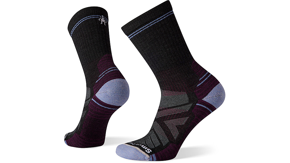Smartwool Hike Light Cushion Crew Socks - Womens, 003 Charcoal, Large, SW001573003L