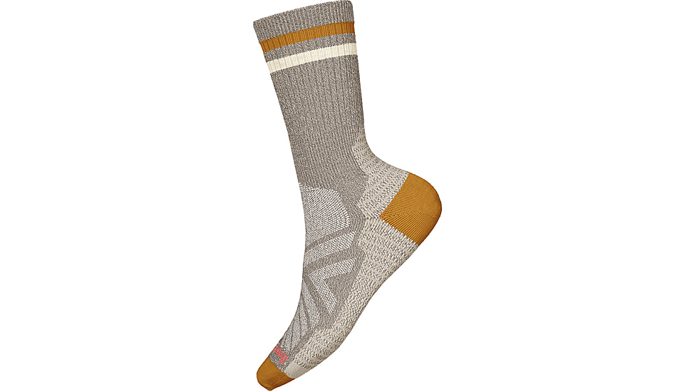 Smartwool Hike Light Cushion Tube Stripe Crew Socks - Womens, Taupe-Natural Marl, Small, SW001578G261-S