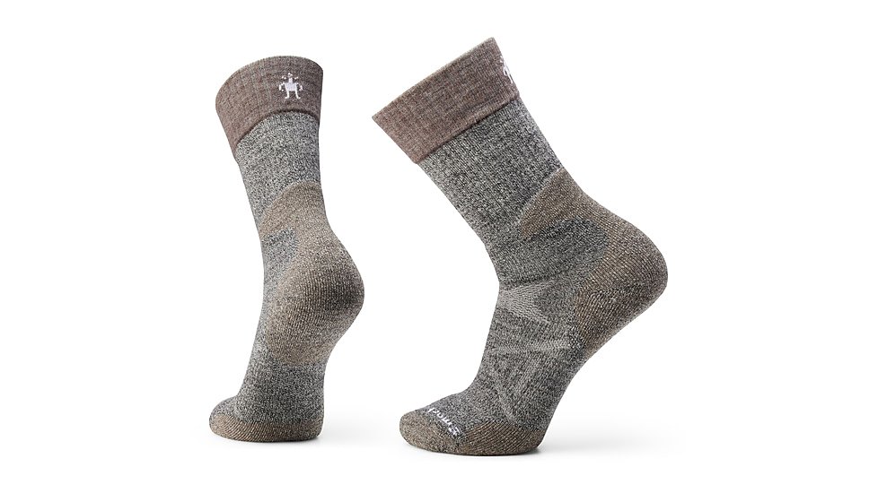 Smartwool Hunt Light Cushion Tall Crew Socks, Ash/Charcoal, Extra Large, SW001901H8510XL000