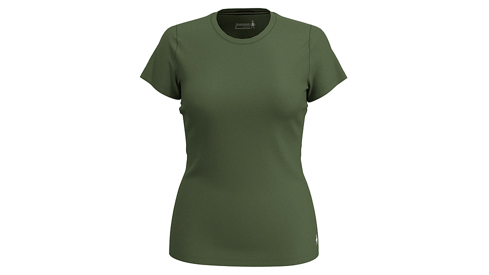 Smartwool Merino Short Sleeve Tee - Womens, Fern Green, Extra Large, SW016916N061XL