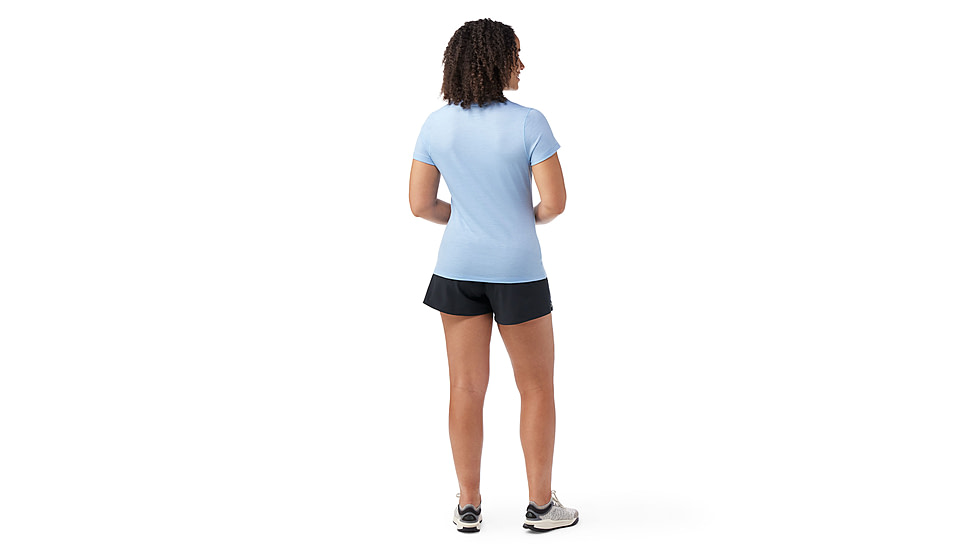 Smartwool Merino Short Sleeve Tee - Womens, Serene Blue, Medium, SW016916N75100M000