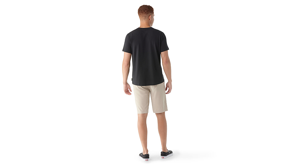 Smartwool Perfect Crew Short Sleeve Tee - Mens, Black, Small, SW002297001100S000