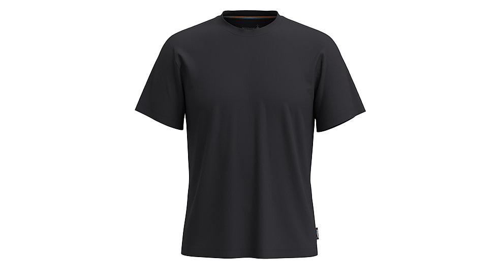 Smartwool Perfect Crew Short Sleeve Tee - Mens, Black, Small, SW002297001100S000