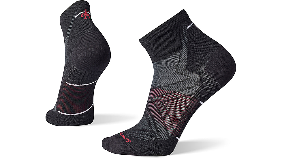 Smartwool Run Zero Cushion Ankle Socks - Mens, 001 Black, Extra Large, SW001653001XL