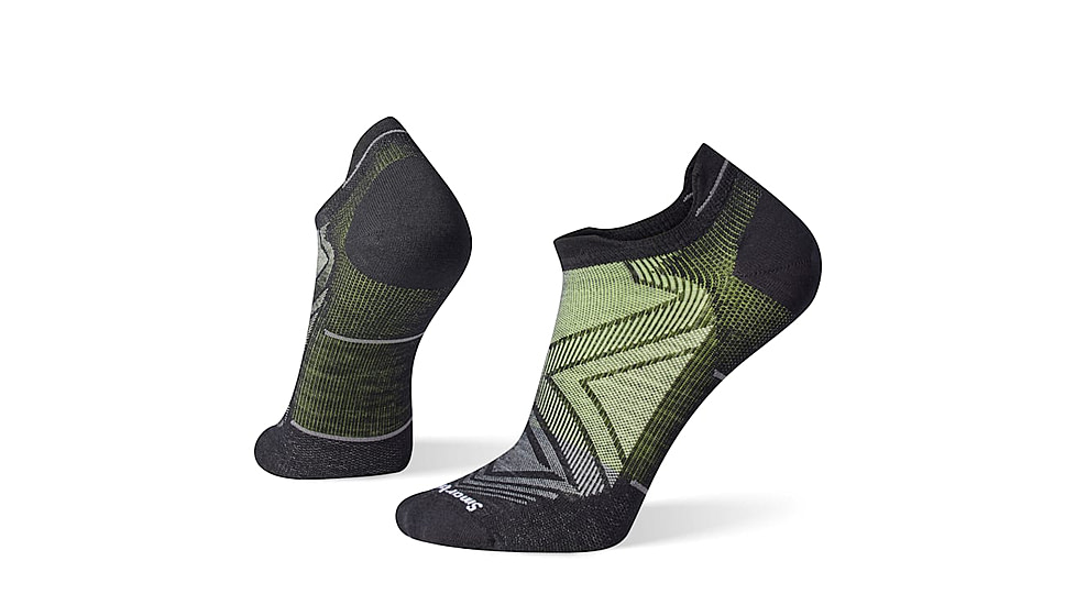 Smartwool Run Zero Cushion Low Ankle Socks, Black, Small, SW001651001100S000