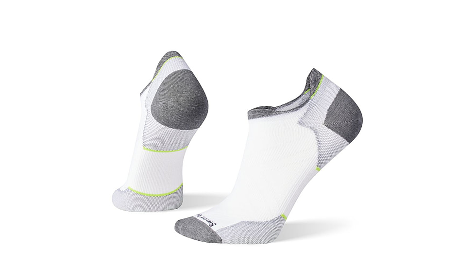 Smartwool Run Zero Cushion Low Ankle Socks - Mens, White, Extrta Large, SW001651122XL