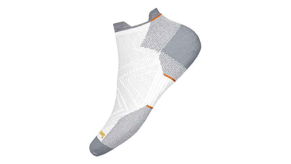 Smartwool Run Zero Cushion Low Ankle Socks - Womens, White, Medium, SW0016681221-122 WHITE-M