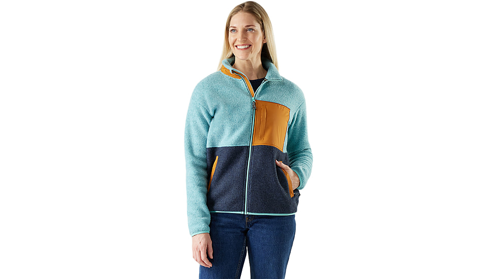 Smartwool Second Cut Fleece Jacket - Womens, Pacific Blue, Large, SW002966Q19100L000