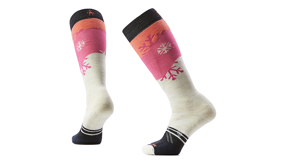 Smartwool Ski Full Cushion Snowpocalypse OTC Socks - Womens, Moonbeam, Medium, SW002170A81100M000