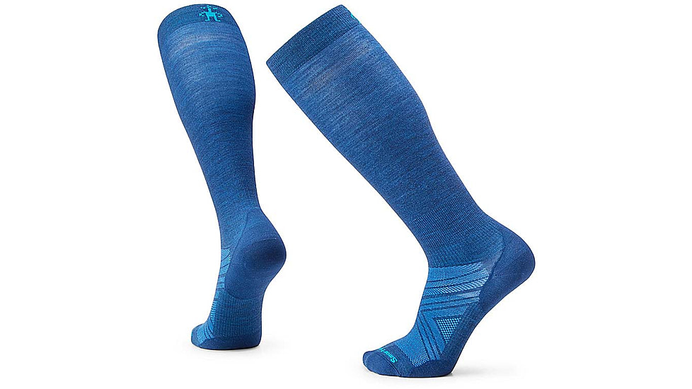 Smartwool Ski Zero Cushion Extra Stretch OTC Socks - Mens, Alpine Blue, 2XL, SW002143B251-XXL