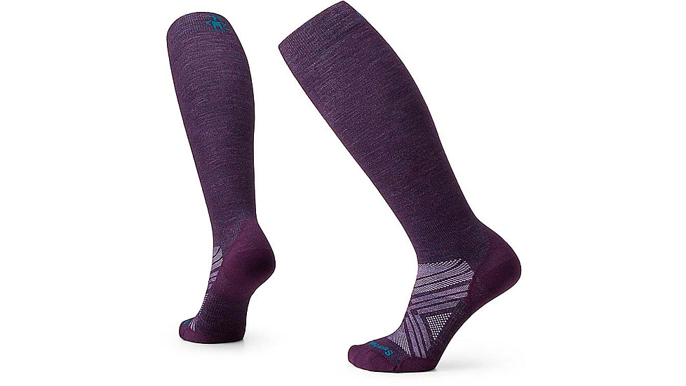 Smartwool Ski Zero Cushion OTC Socks - Womens, Purple Iris, Small, SW001865L901-S
