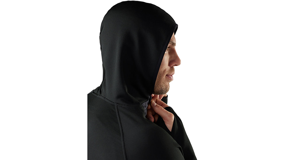 Smartwool Smartloft 1/2 Zip Hoodie - Mens, Black, Large, SW002954001100L000