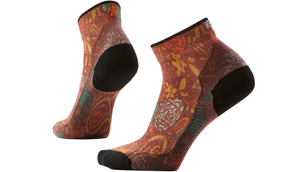 Smartwool Bike Zero Cushion Paisley Print Ankle Socks - Womens