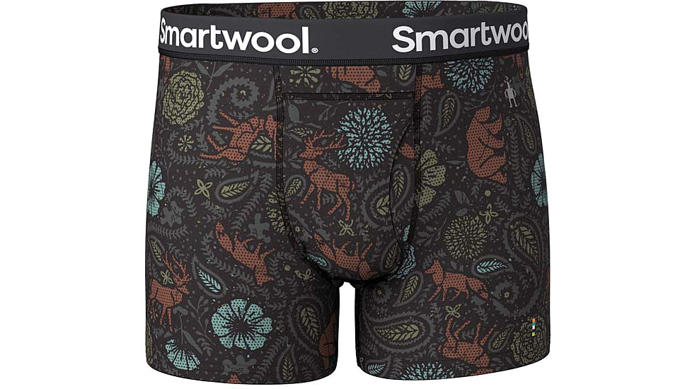 Smartwool Merino Print Boxer Brief Boxed - Mens