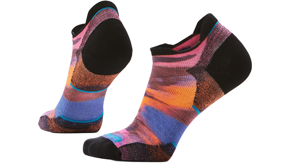 Smartwool Run Targeted Cushion Brushed Print Low Ankle Socks - Womens