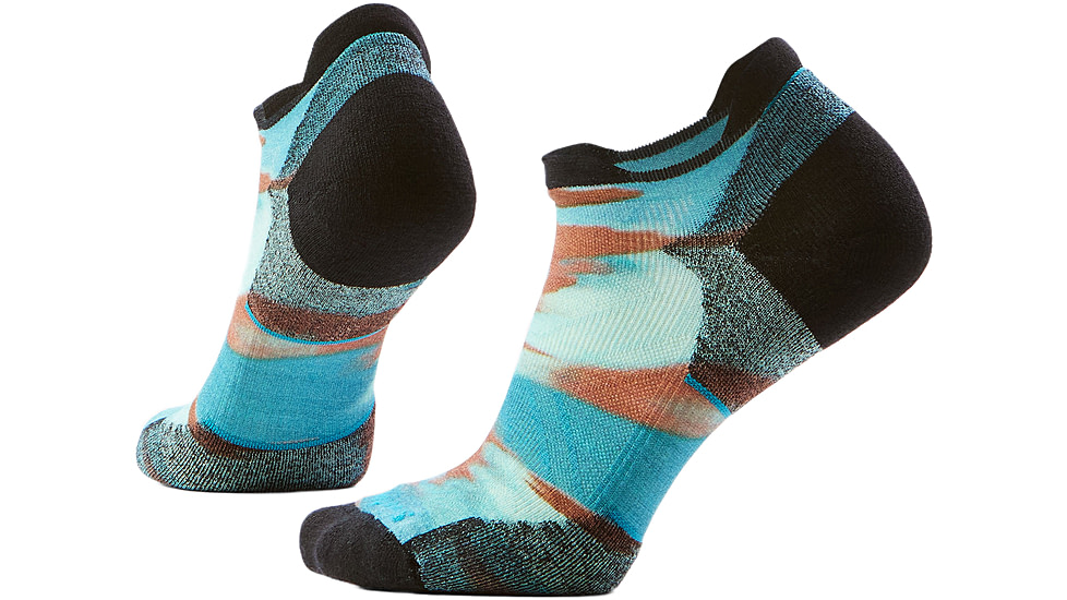 Smartwool Run Targeted Cushion Brushed Print Low Ankle Socks - Womens